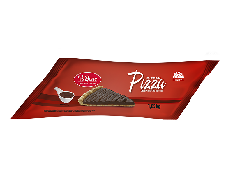 Recheio de Pizza Chocolate Ao leite VaBene 1,05kg Bisnaga