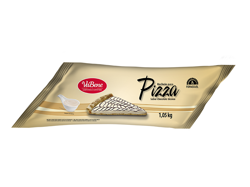 Recheio para Pizza Chocolate branco VaBene 1,05kg Bisnaga