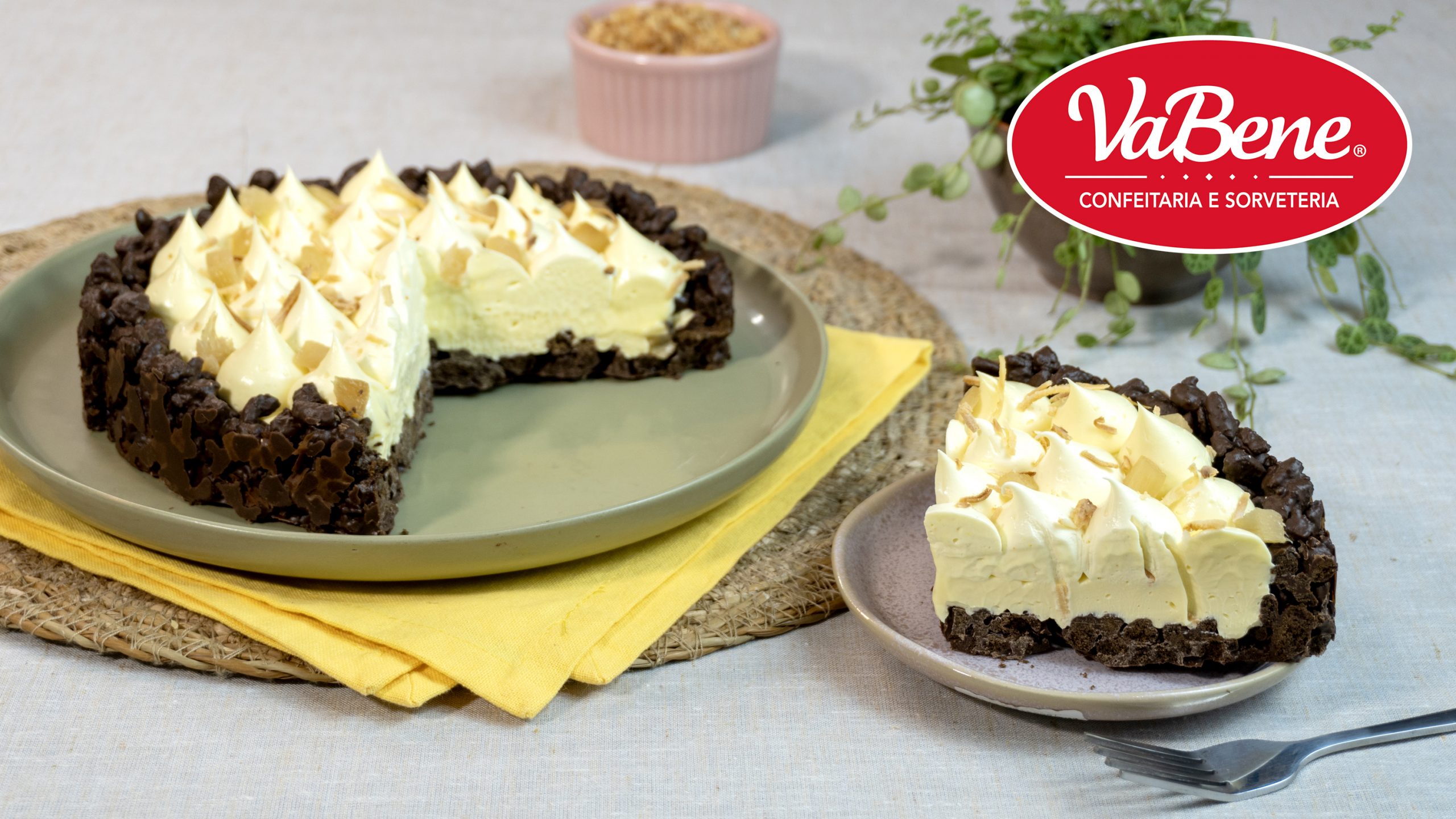 Receita Torta de Abacaxi com Coco Receituário de Saborizantes em Pó VaBene