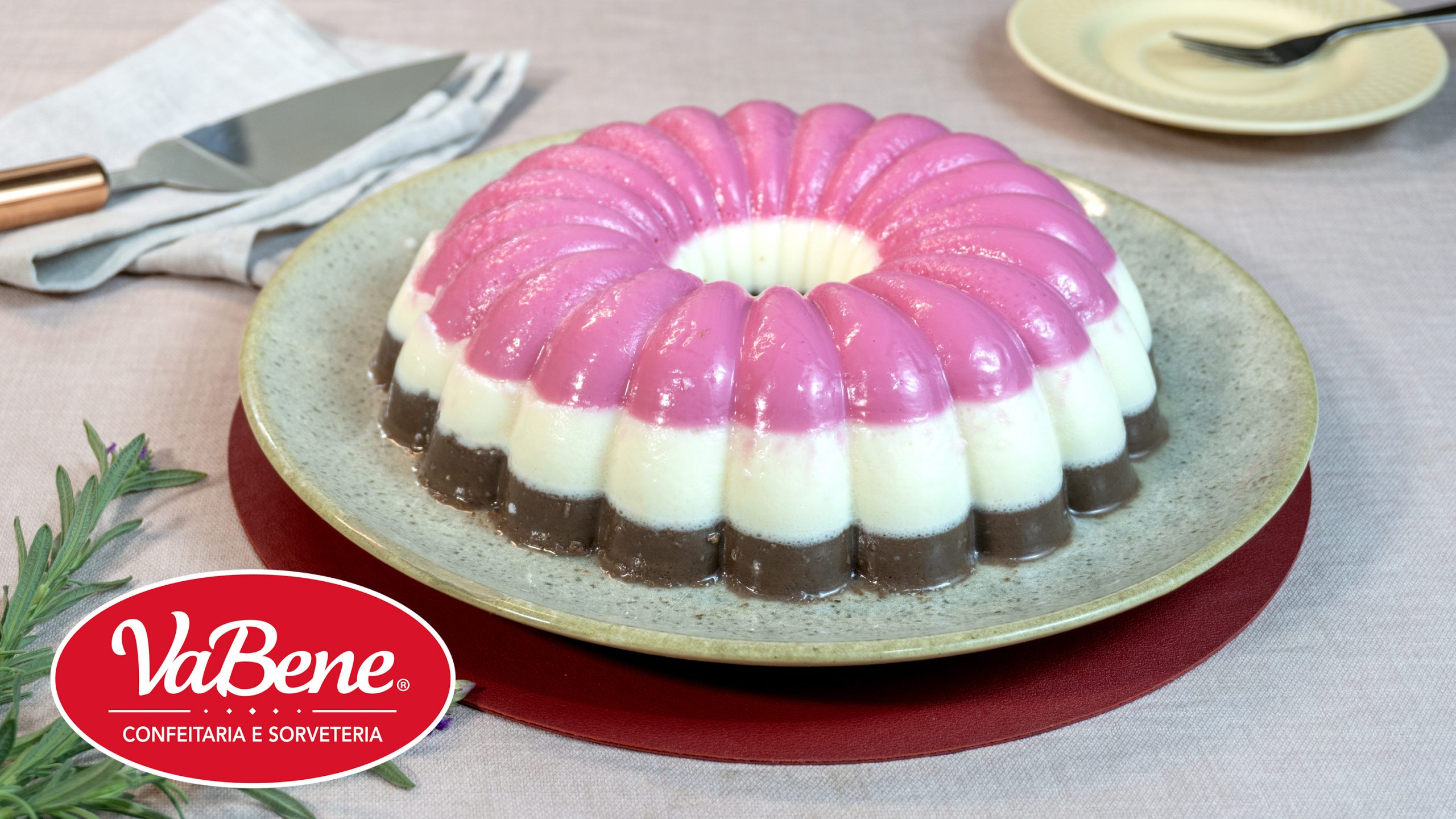 Receita Flan Napolitado Receituário Saborizantes em Pó VaBene
