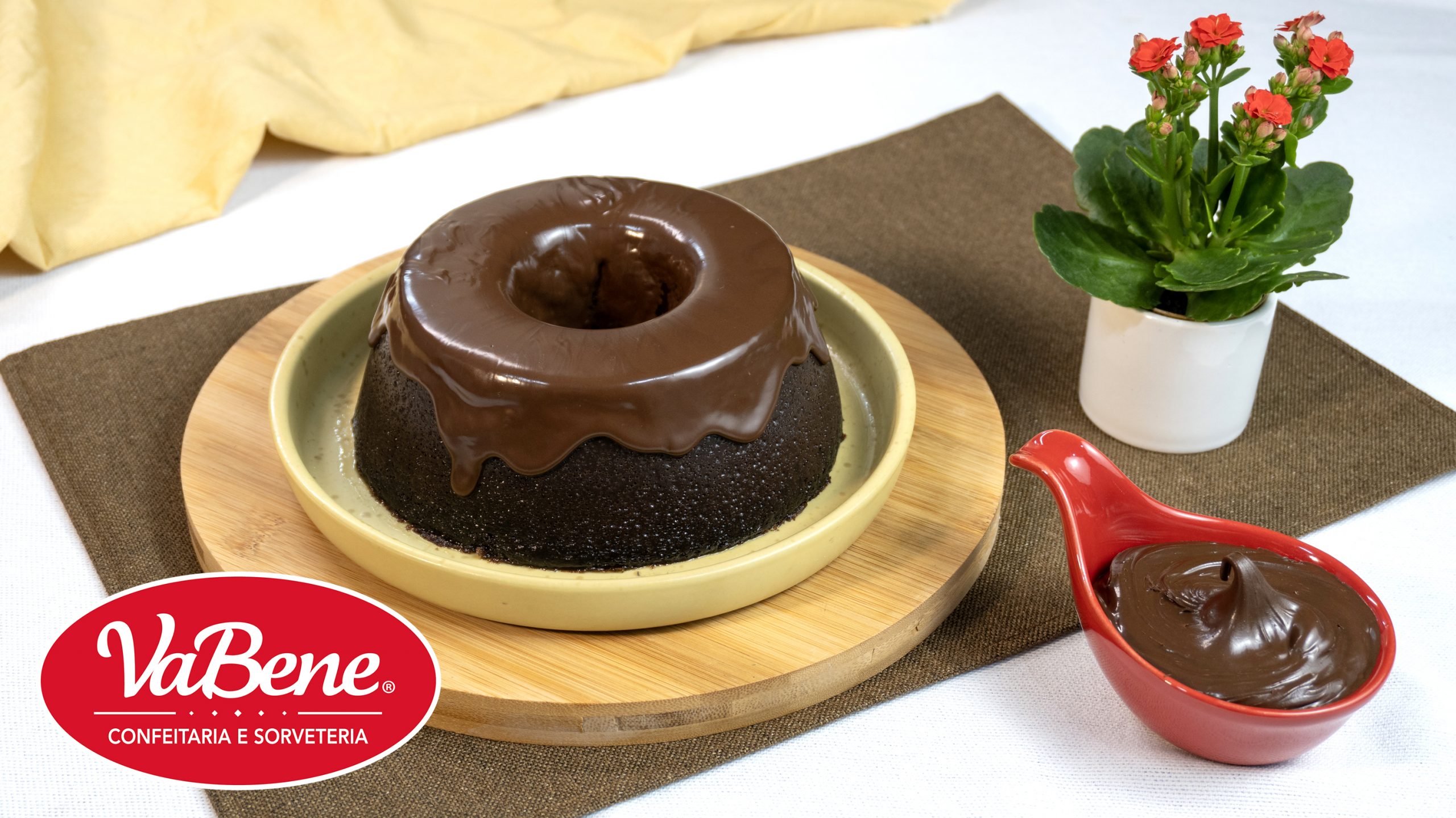 ReceitaPudim de Chocolate Suíço Receituário de Saborizantes em Pó VaBene