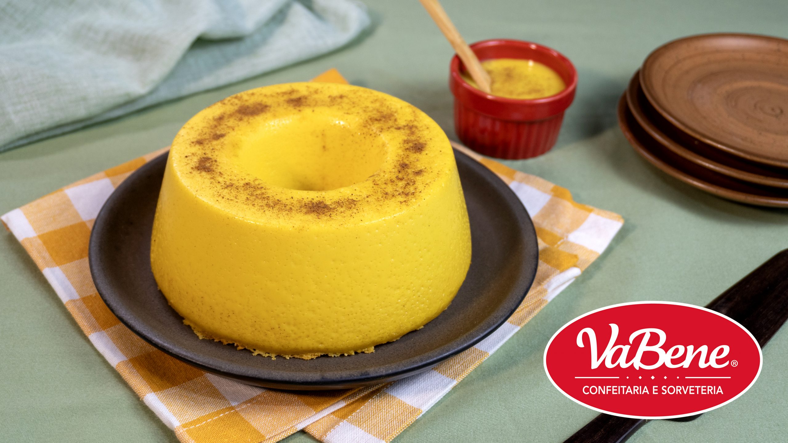 Receita Pudim de Milho Verde Receituário de Saborizantes em Pó VaBene