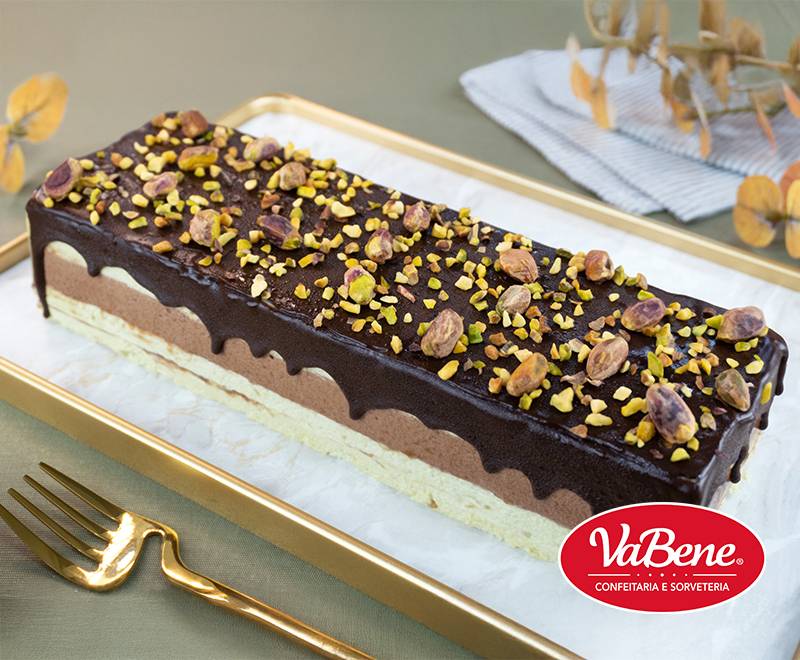 Semifreddo de Chocolate com Pistache