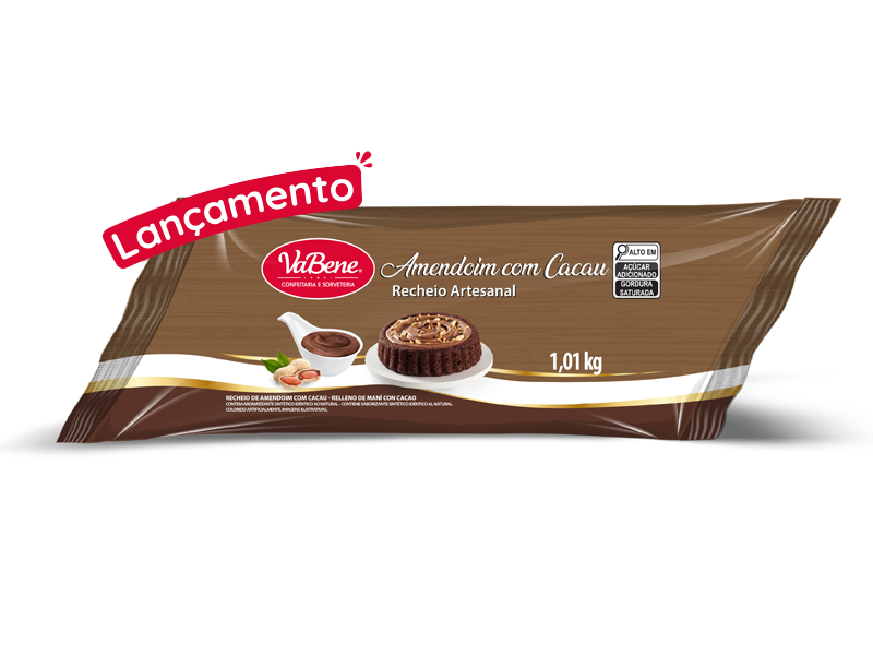 Recheio Artesanal Amendoim com Cacau