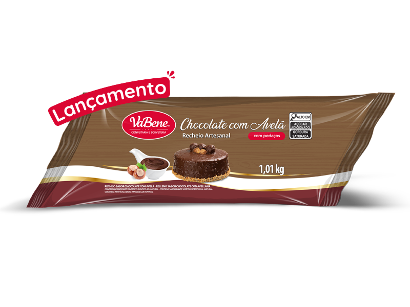 Recheio Artesanal Chocolate com Avelã