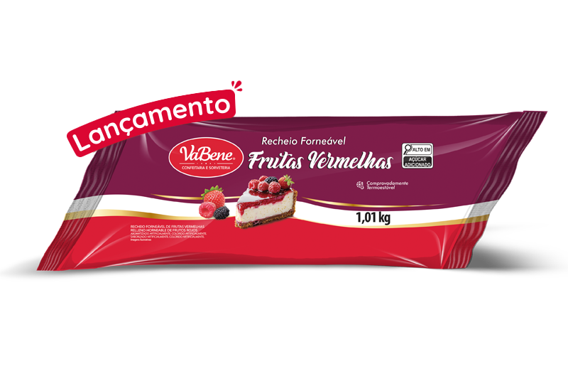 Recheio Forneável Frutas Vermelhas