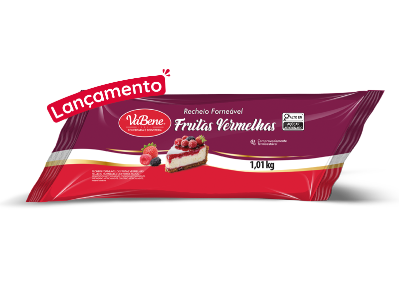 Recheio Forneável Frutas Vermelhas