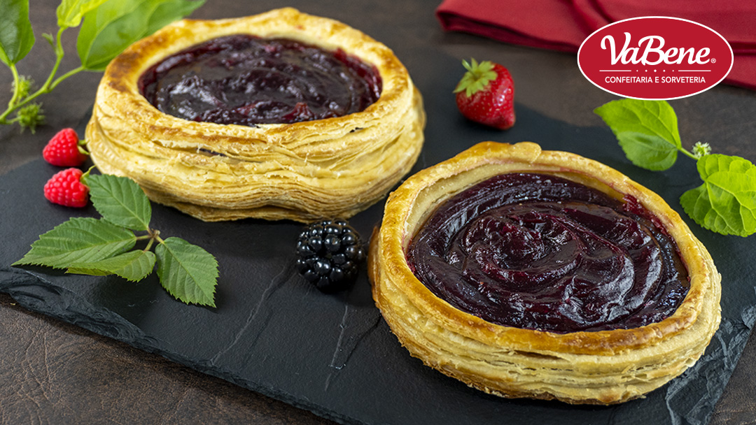 Folhado de Frutas Vermelhas