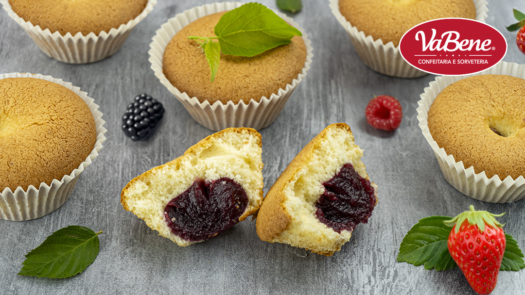 Muffins de Frutas Vermelhas