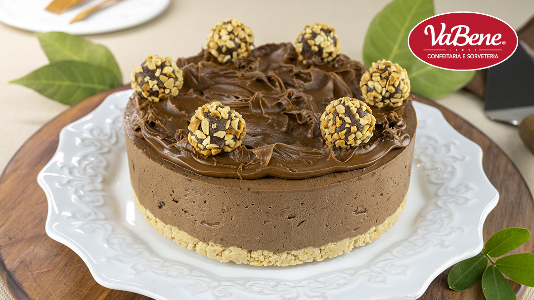 Torta de Amendoim com Cacau